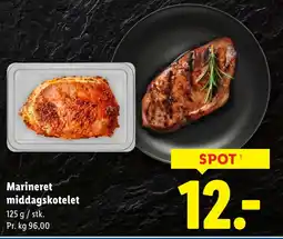 Lidl Marineret middagskotelet tilbud