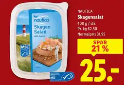 Lidl NAUTICA Skagensalat tilbud