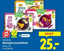 Lidl VEMONDO Økologisk smoothiebowl tilbud