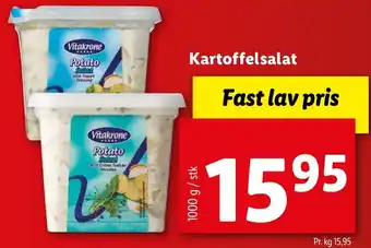 Lidl Kartoffelsalat 1000 g tilbud