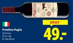 Lidl Primitivo Puglia tilbud