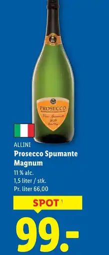 Lidl ALLINI Prosecco Spumante tilbud