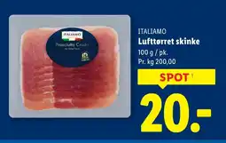 Lidl ITALIAMO Prosciutto Crudo tilbud