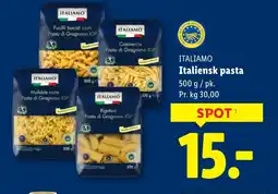 Lidl ITALIAMO Italiensk pasta tilbud