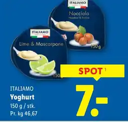 Lidl ITALIAMO Yoghurt tilbud