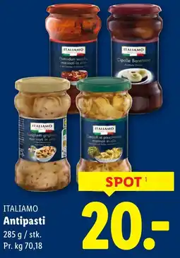 Lidl ITALIAMO Antipasti tilbud