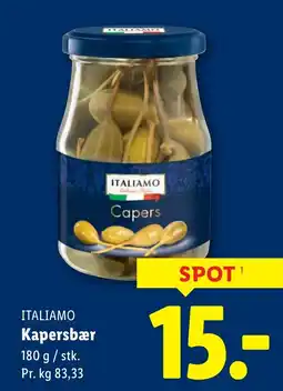 Lidl ITALIAMO Kapersbær tilbud
