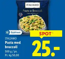 Lidl ITALIAMO Pasta med broccoli tilbud