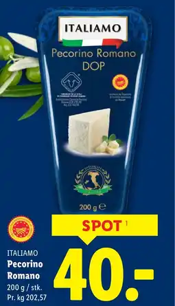 Lidl ITALIAMO Pecorino Romano tilbud