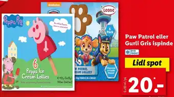 Paw Patrol Eller Gurli Gris Ispindi