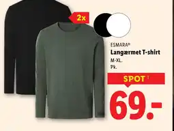 Lidl ESMARA® Langærmet T-shirt tilbud