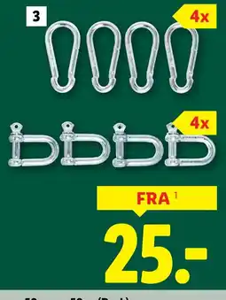 Lidl Karabinhage- eller sjækkelsæt tilbud