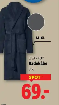 Lidl LIVARNO® Badekåbe tilbud