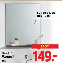 Lidl LIVARNOⓇ Vægspejl tilbud
