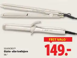 Lidl SILVERCREST® Glatte- eller krøllejern tilbud