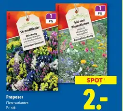Lidl Frøposer tilbud