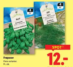 Lidl Frøposer tilbud