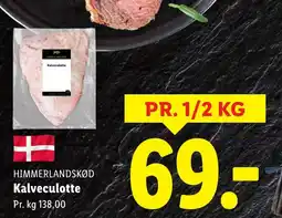 Lidl HIMMERLANDSKØD Kalveculotte tilbud