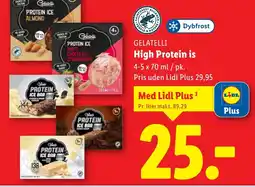 Lidl GELATELLI High Protein is tilbud