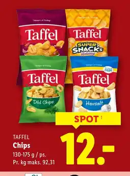 Lidl TAFFEL Chips tilbud