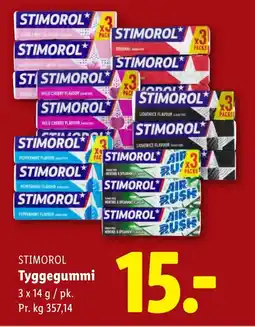 Lidl STIMOROL Tyggegummi tilbud
