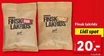 Finsk Lakrids 140 g