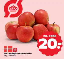 Netto ØGO økologiske danske æbler tilbud