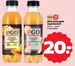 Netto ØGO økologisk ingefærshot tilbud