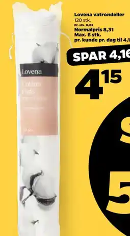 Netto Lovena vatrondeller tilbud