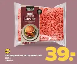 Netto Velsmag hakket oksekød 14-18% tilbud