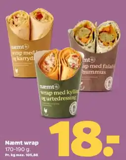Netto Næmt wrap tilbud