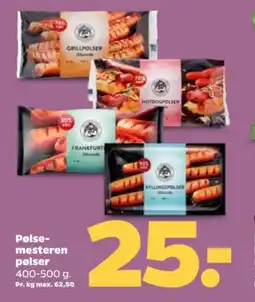 Netto Pølse- mesteren pølser tilbud