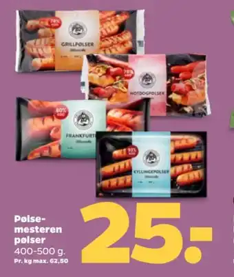 Netto Pølse- mesteren pølser tilbud