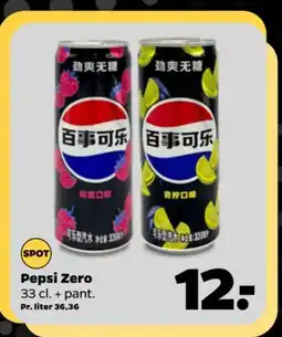 Netto Pepsi Zero tilbud