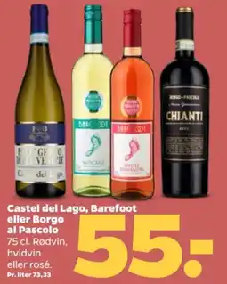 Netto Castel del Lago, Barefoot eller Borgo al Pascolo tilbud