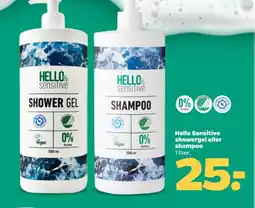 Netto Hello Sensitive showergel eller shampoo tilbud
