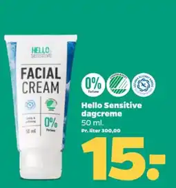 Netto Hello Sensitive dagcreme tilbud