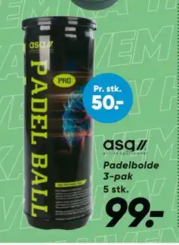 Bilka Padelbolde 3-pak tilbud