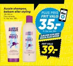 Bilka Aussie shampoo, balsam eller styling tilbud