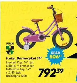 Bilka Børnecykel 14” tilbud
