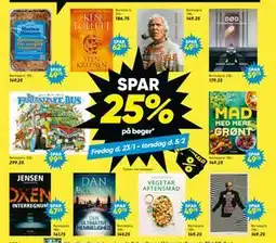 Bilka SPAR 25% på bøger tilbud