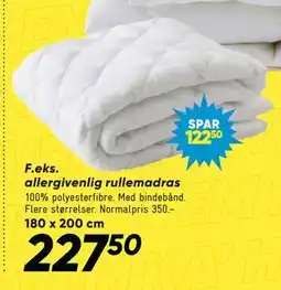 Bilka allergivenlig rullemadras tilbud