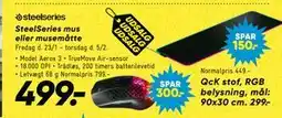 Bilka SteelSeries mus eller musemåtte tilbud