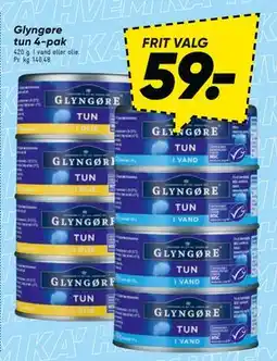 Bilka Glyngøre tun 4-pak tilbud