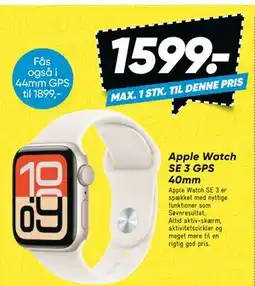 Bilka Apple Watch SE 3 GPS 40mm tilbud