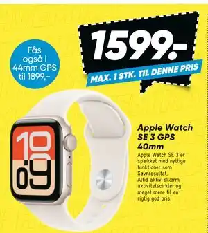 Bilka Apple Watch SE 3 GPS 40mm tilbud