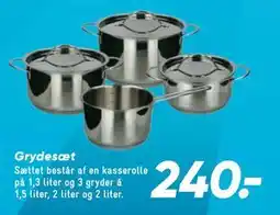 Bilka Grydesæt tilbud