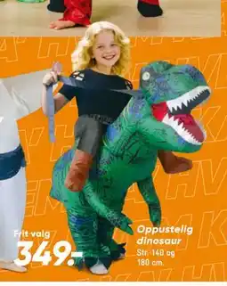 Bilka Oppustelig dinosaur tilbud