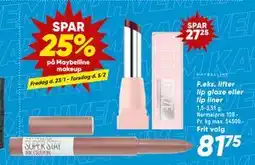 Bilka SPAR 25% på Maybelline makeup tilbud