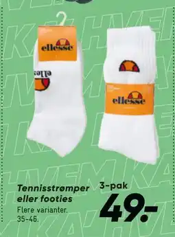 Bilka Tennisstrømper eller footies tilbud